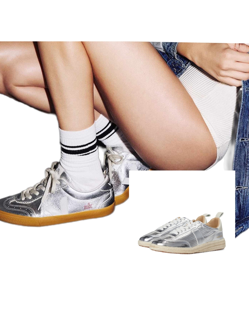 VINTAGE HAVANA "May" Synthetic/Leather/Suede Slip-On Fashion Espadrille Sneaker